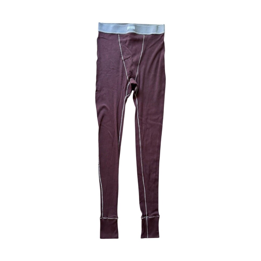 SKIMS Cotton Rib Legging Women’s Lounge Size S Brown